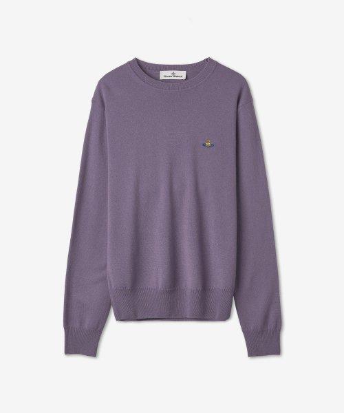 남성 ORB 라운드 니트 - 라벤더 / 2701000GY000SJ405