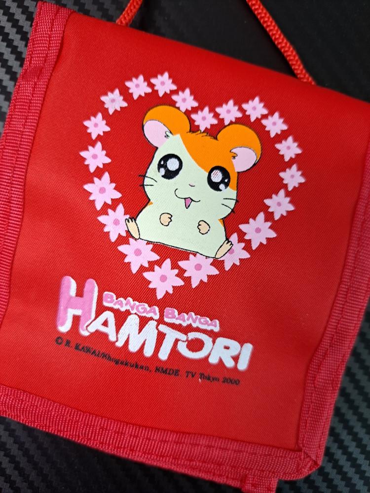 [고전문구] 마법의다락방 방가방가 햄토리 목걸이 지갑