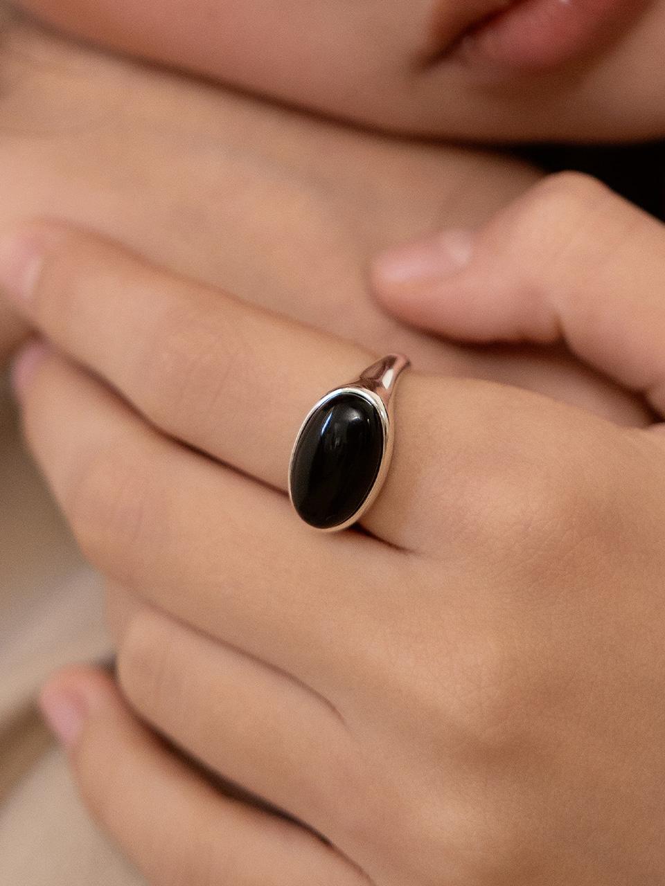 청키 오벌 스톤 반지 CR1890