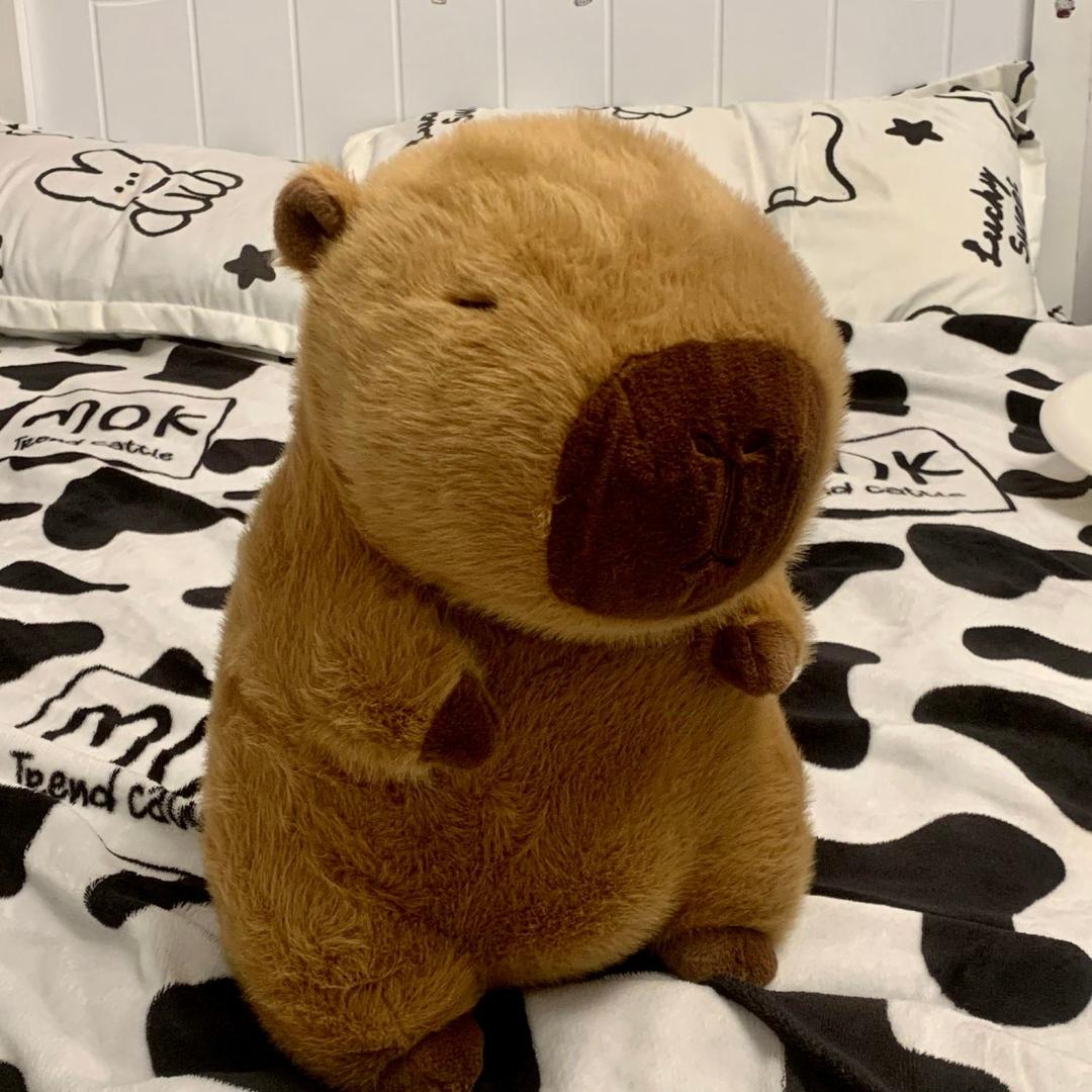 【Ahhkawaii】Adorable Internet-Famous Capybara Plush Toy Stuffed Animal Pillow