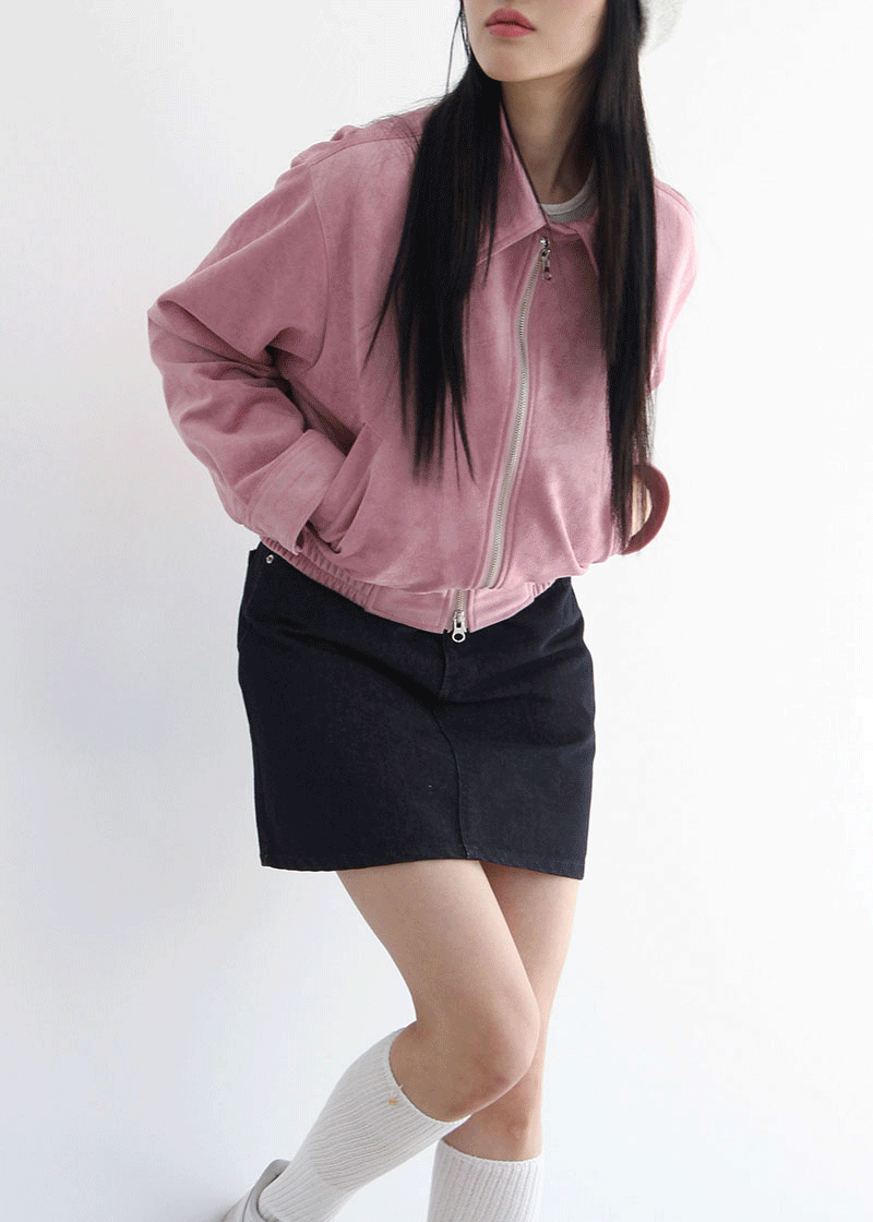 COLLAR BLOUSON JUMPER (3color)