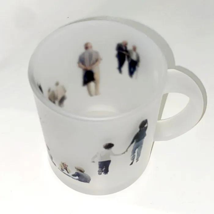 Our backs glass mug (matte)