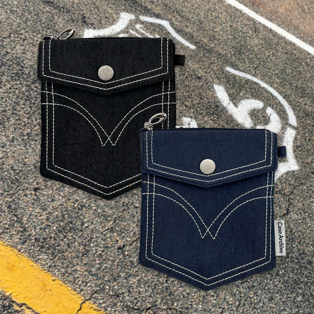 Denim Pocket Pouch 데님 포켓 파우치
