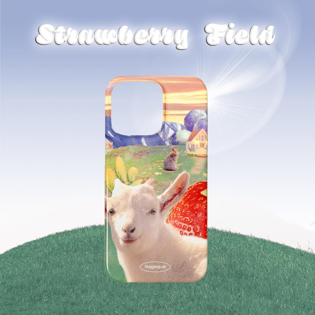 스트로베리 필드_B 유광 하드 폰케이스