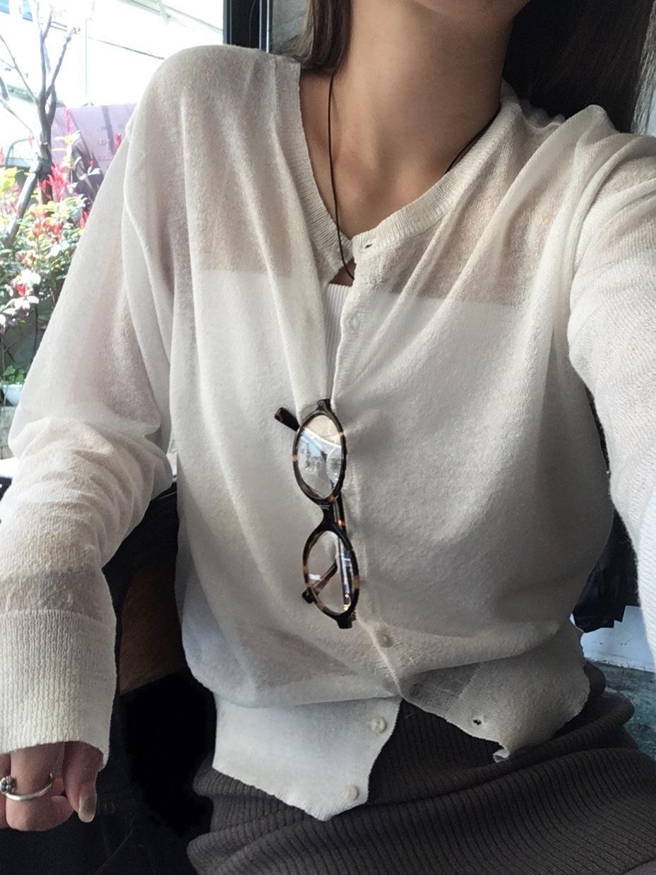 summer round cardigan (4color)