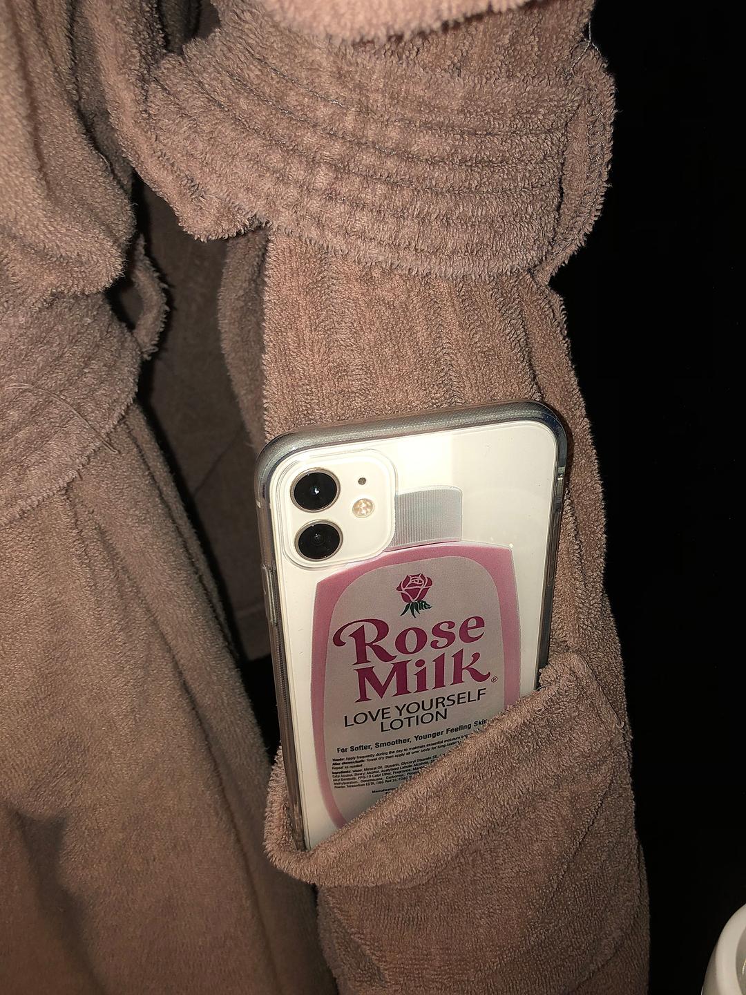 Rose milk lotion