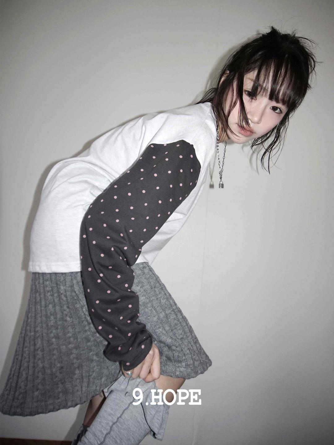 [9.hope] 버블티 loose T