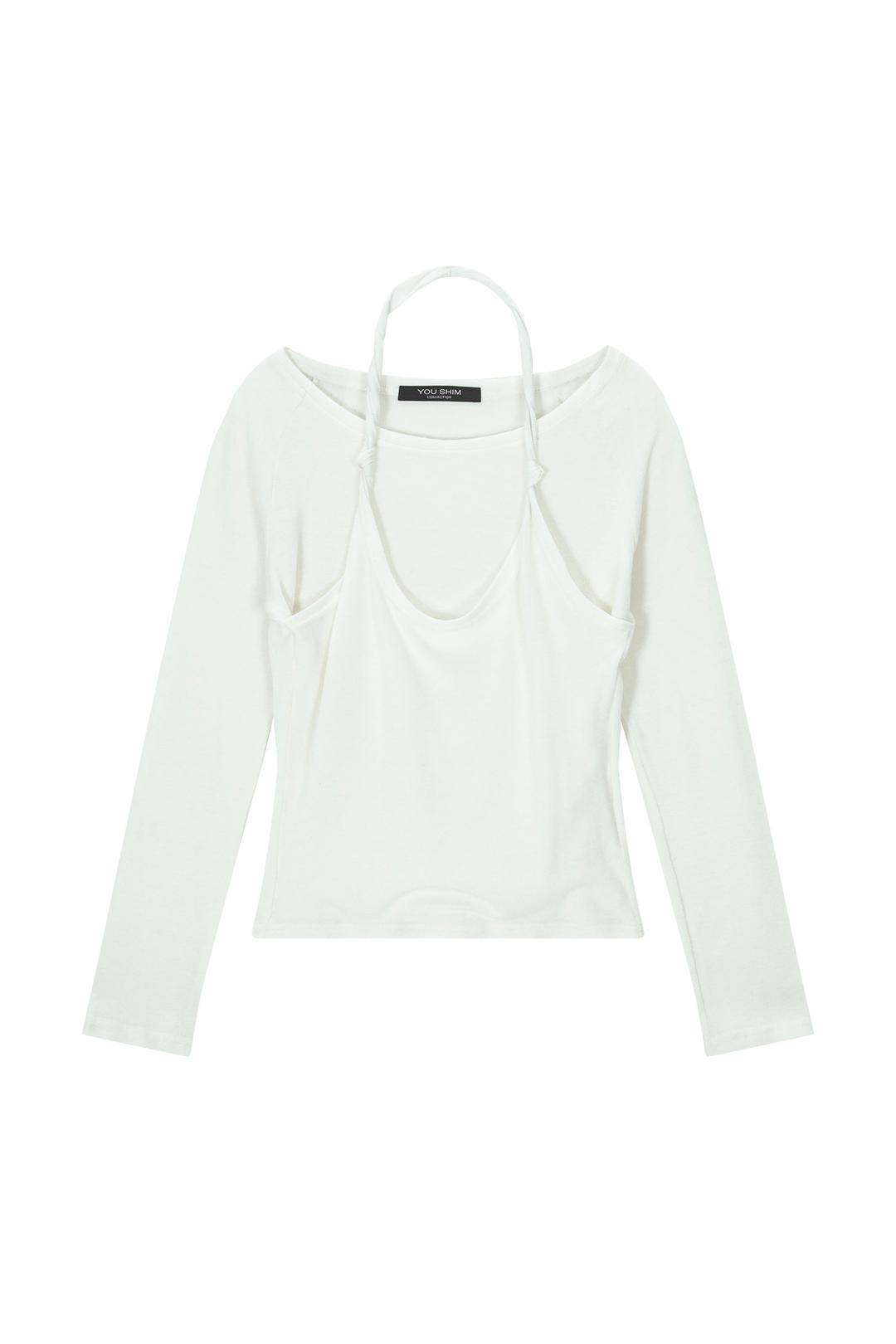 TWIST SOFT WOOL KNIT TOP_IVORY