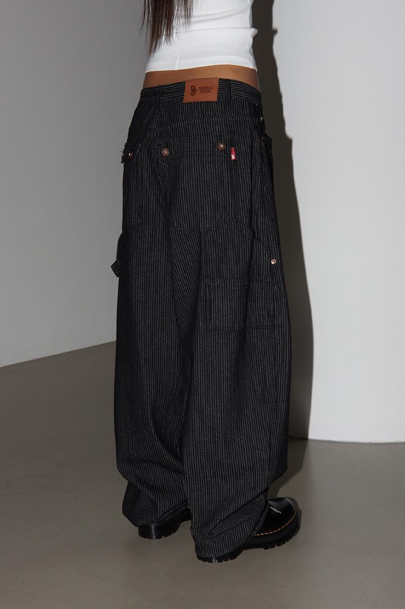 LABOR 3D BACK POCKET STRIPE DENIM