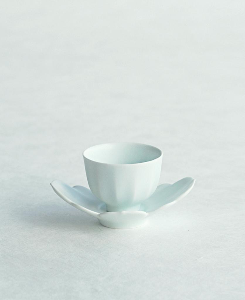 백색여백_16각 다각잔 세트