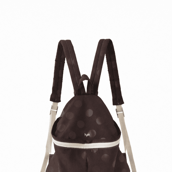 NUTT backpack / DOT BROWN