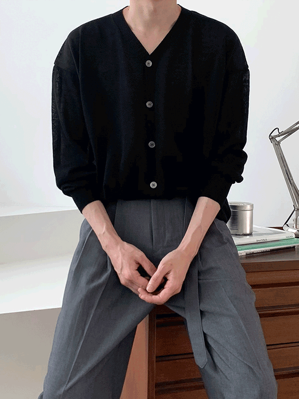 알로이 썸머 린넨 가디건 (5color)