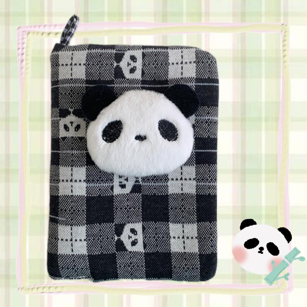페어리룸 check panda bookcover 체크 판다 북커버 다이어리