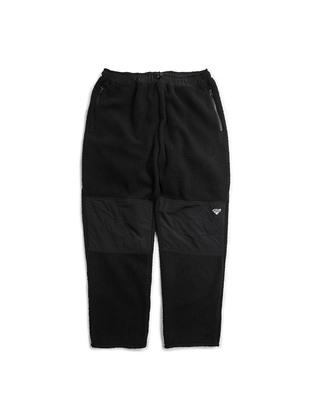 Fleece Jogger Pants -Black-