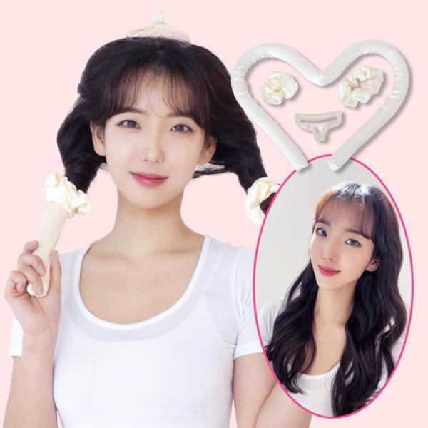 튜브컬 헤어롤 뿌리 볼륨펌 그루프 구르프 셀프파마 LUAZ-HS2 (크림)