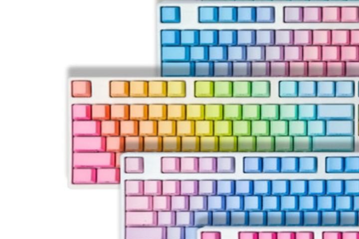 PBT OEM 그라데이션 키캡 정각 / 측각 104키 (13가지)