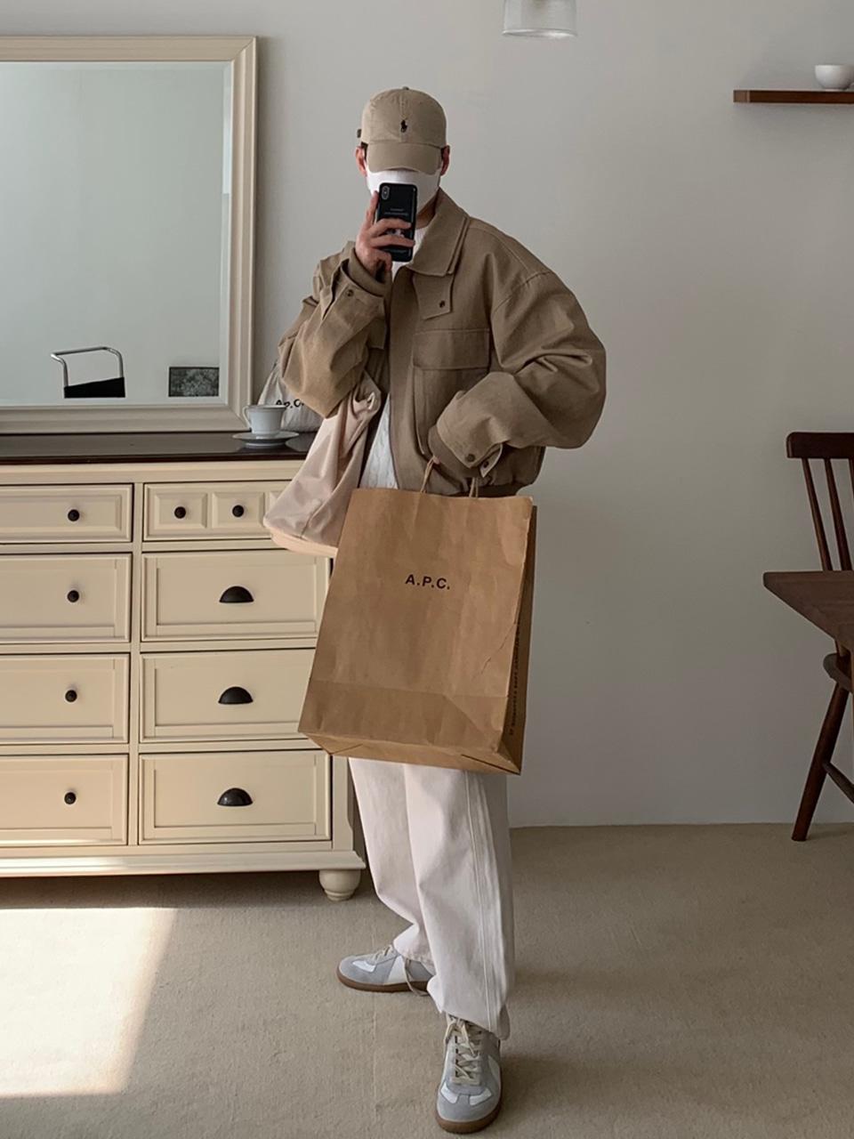 Cant Beige Blu Jacket [EC]