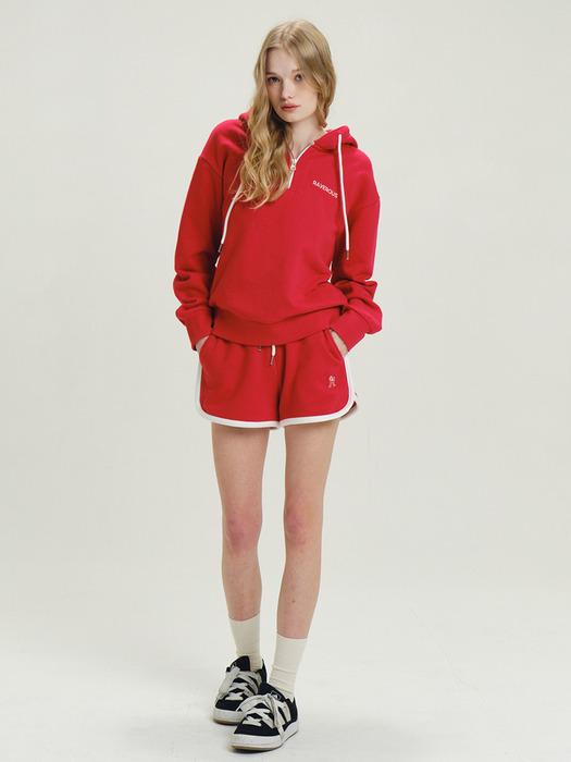Sportive Short Pants Red