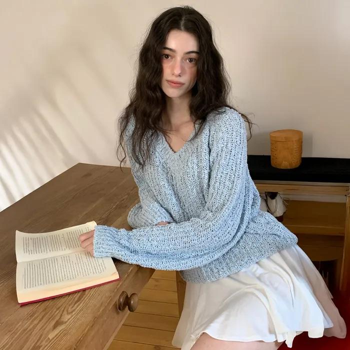 Candi Knitsweater / Blue