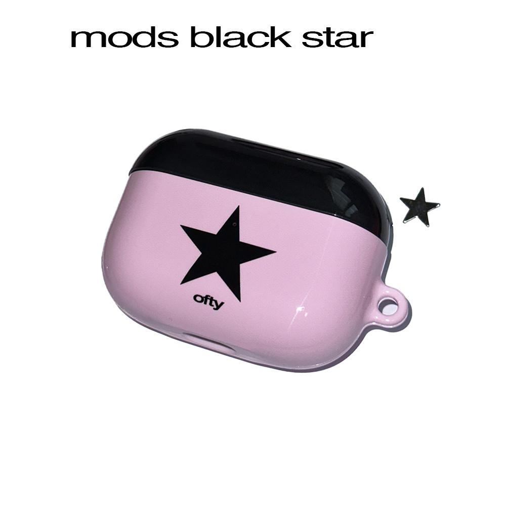 오프티램프 mods black star pods 유광 별 y2k 에어팟 케이스