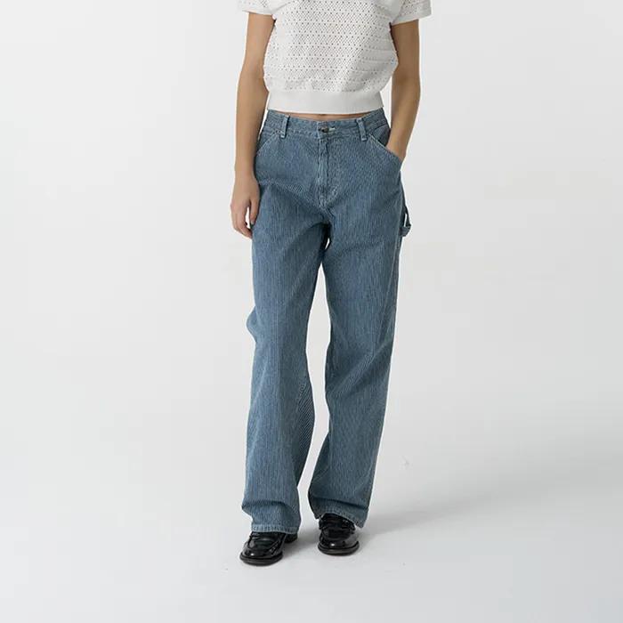 Hickory Striped Carpenter Denim Pants