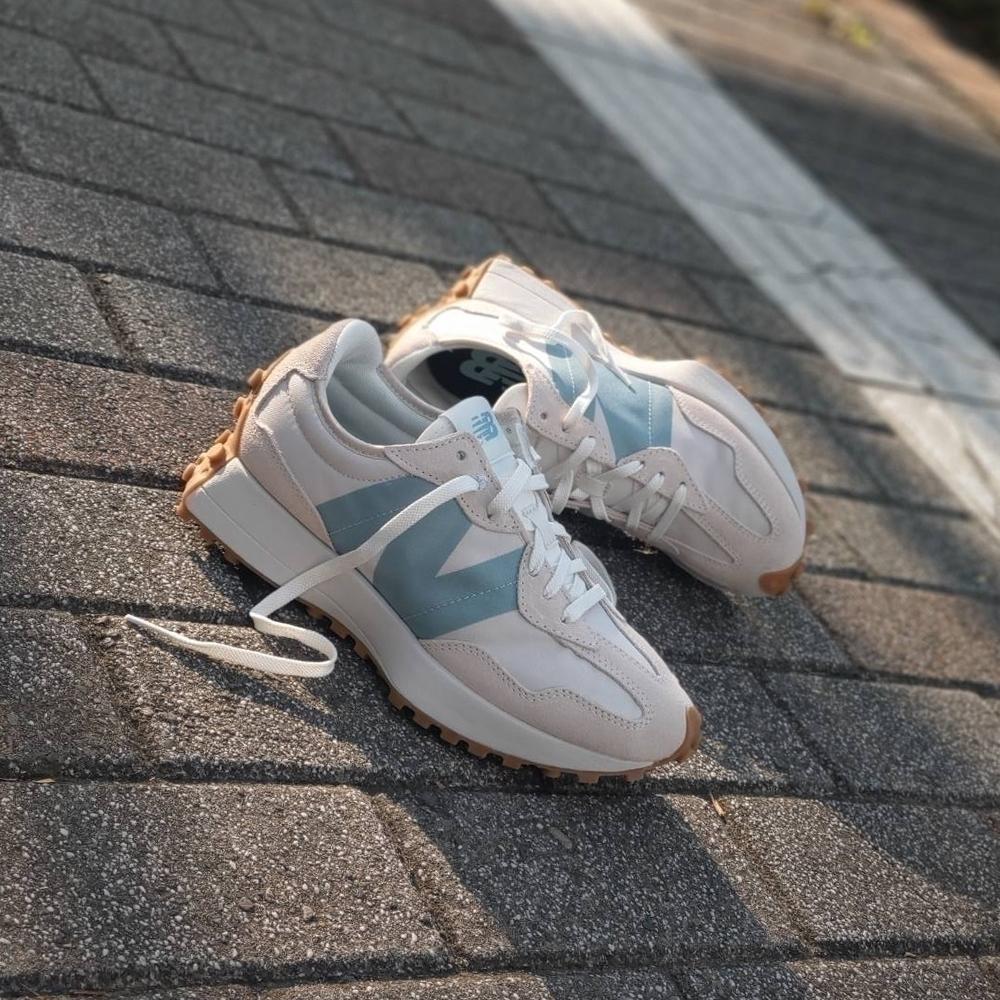 뉴발란스 327 여성 운동화 WS327HG1 문빔 스톰 블루