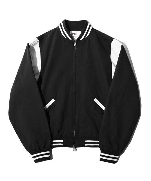 엠씨 트윌코튼 바시티 자켓 (BLACK)