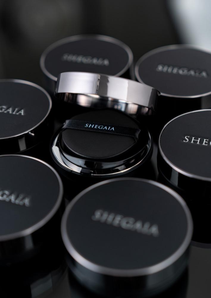 쉬가이아 물광 광채 커버  팩트 파운데이션 에스테틱 쿠션 : 쉬가이아