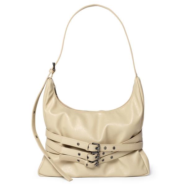 (4/1예약) 벨트백 trio belt mug bag L nappa milktea