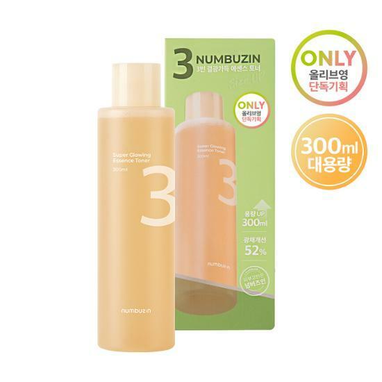 [단독기획] 넘버즈인 3번 결광가득 에센스 토너 300ml 대용량 기획