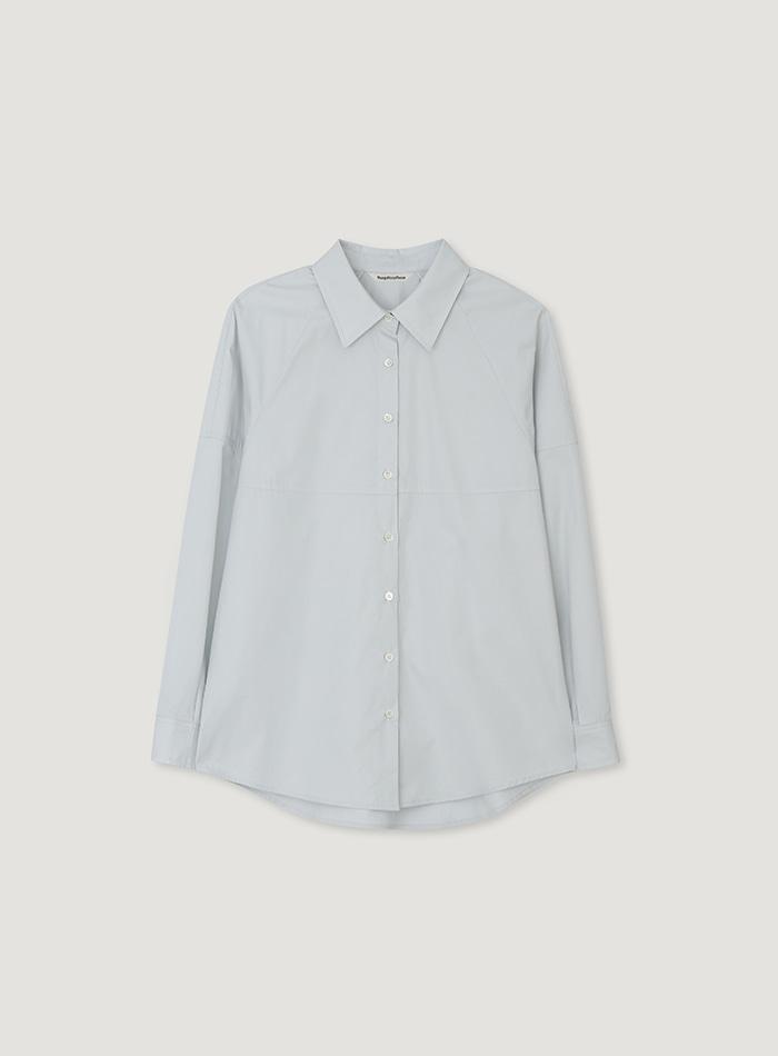 FELIN COTTON SHIRT_MIST BLUE