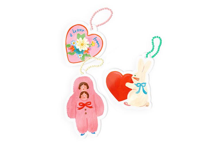 [a letter from] a letter from 키링 (재입고)