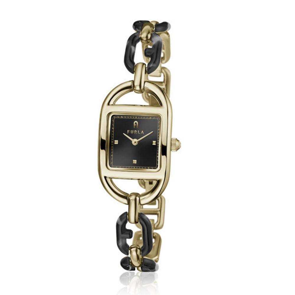 훌라 여성 메탈 시계 Chain Square Logo WW00026002L2