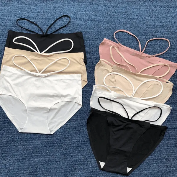 [1+1할인/2ver/4col] 미오 스트링 포인트 심리스 팬티 / 스트링 속바지 / 유니크 / 레이어드 / 가성비 / 삼각팬티 / 이너웨어