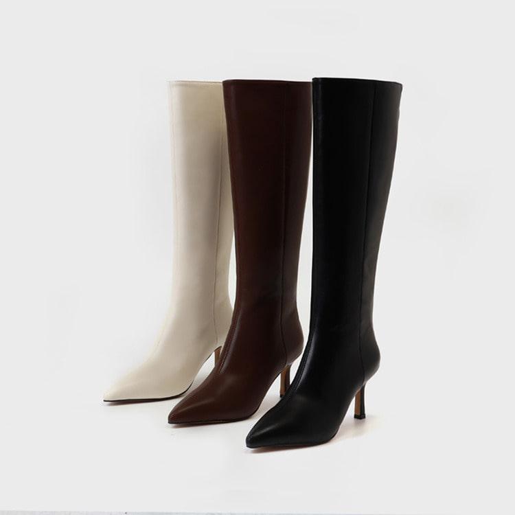 체르나 스틸레토 롱부츠 7cm