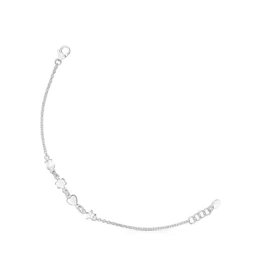 Silver Mini Icons motifs Bracelet