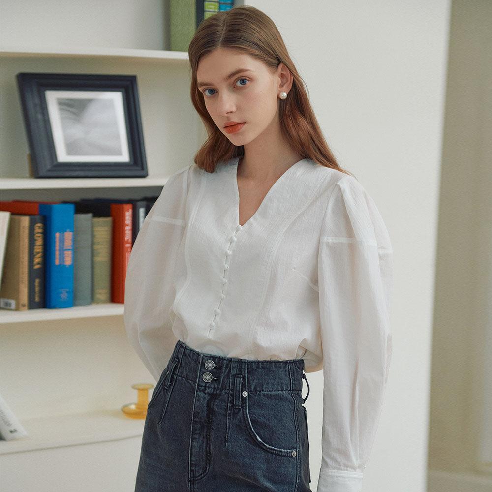 Puff Sleeve Blouse SW1SB116-01