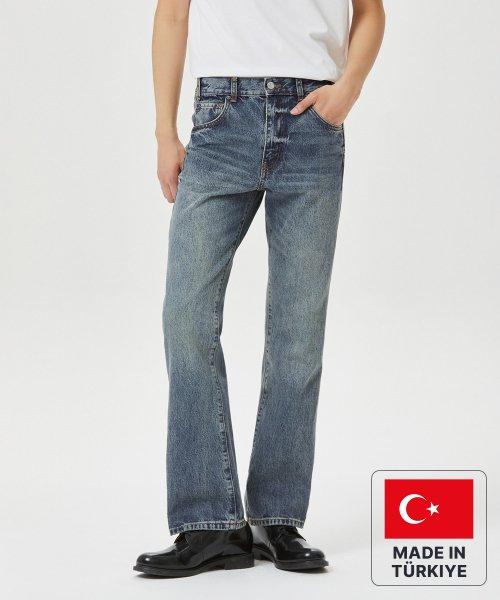 #0316 CRACK WASHED SEMI FLARE FIT