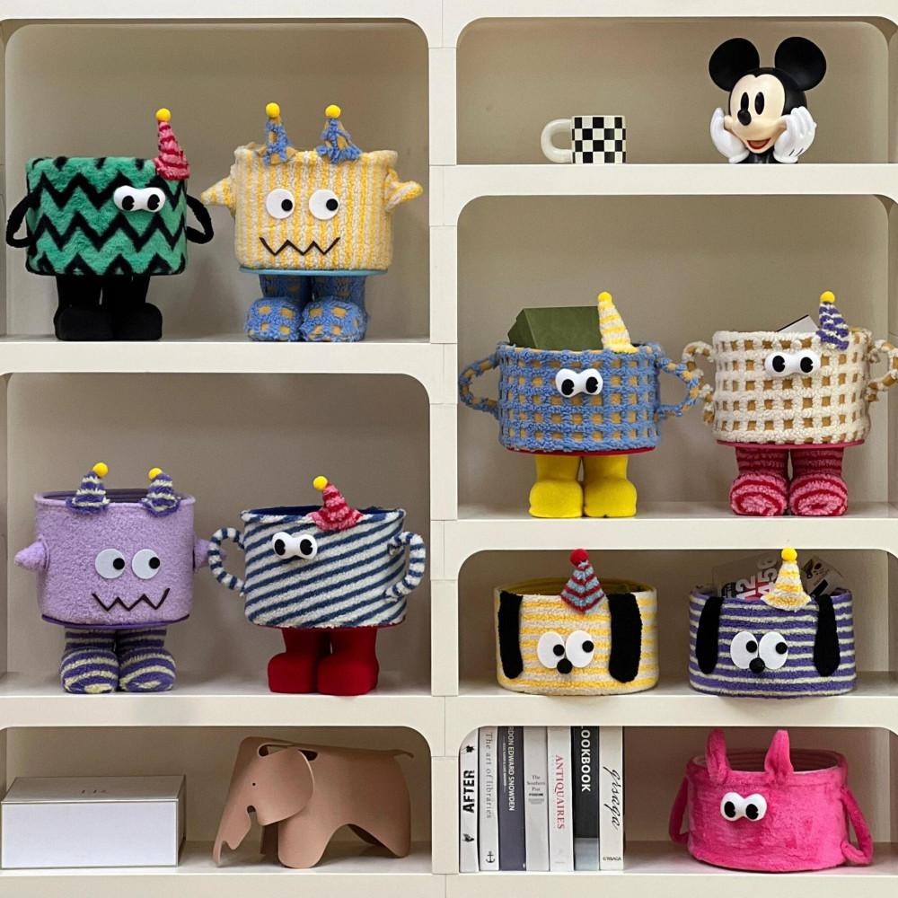 16type Kitsch basket 키치 몬스터 바스켓 수납함 귀여운 수납바구니