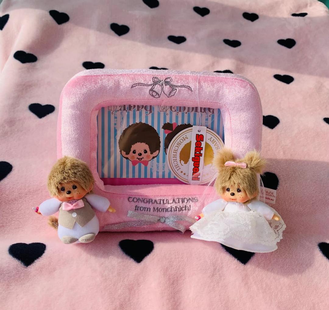 몬치치 웨딩 인형 액자 희귀 | 후루츠패밀리