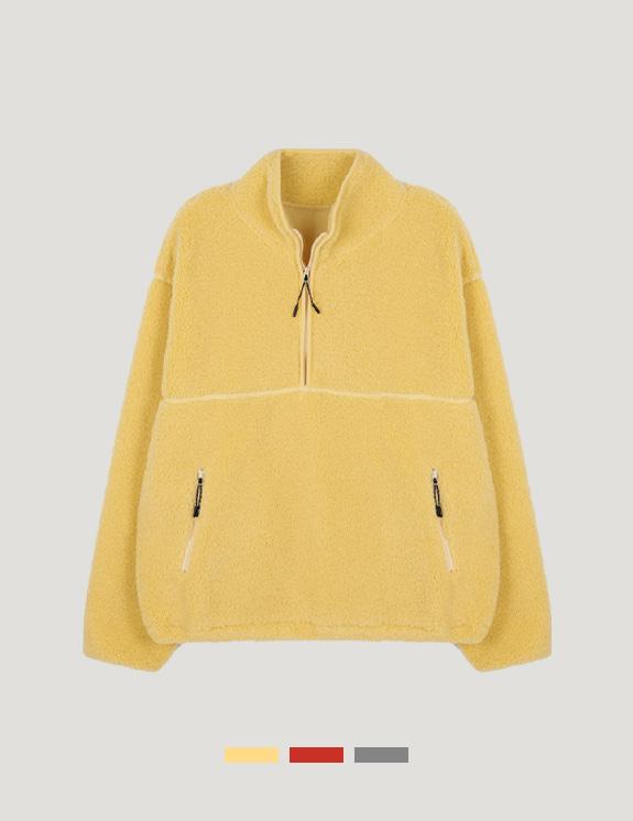 루밍 후리스 반집업_2COLORS