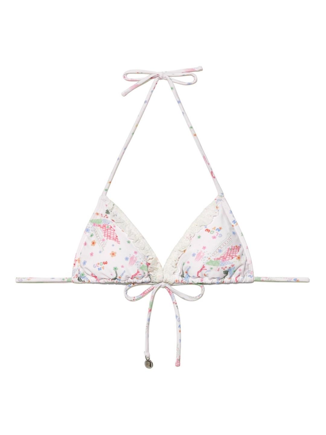 FRILL BIKINI TOP (UNICORN WISH)