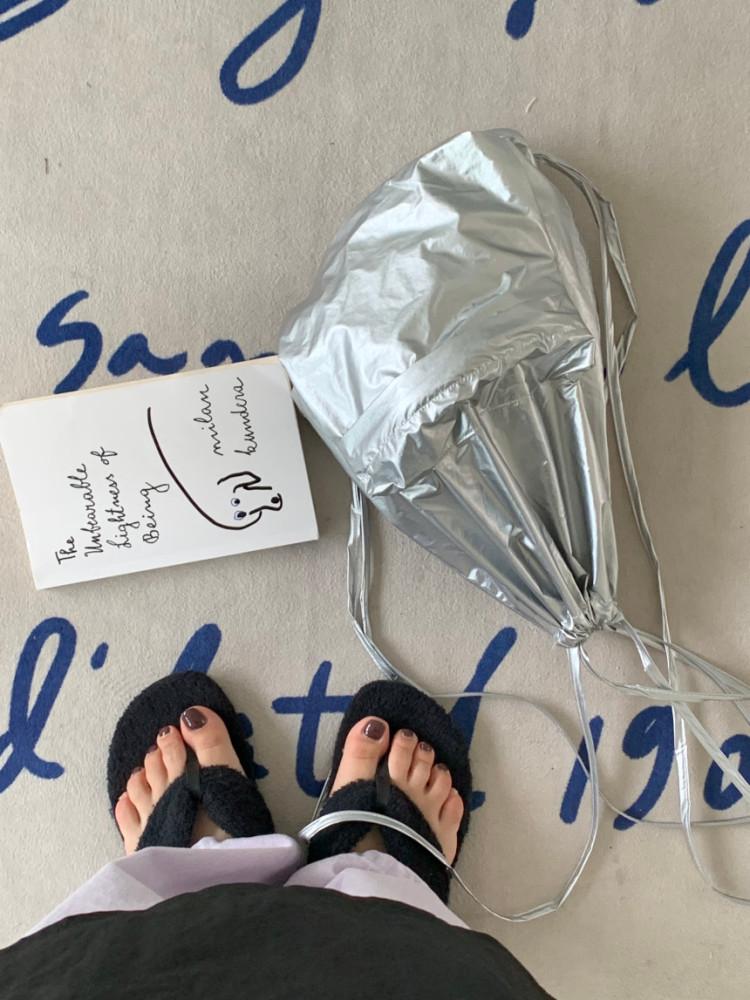 쭈구리 유광 미니 백팩 여자 가방