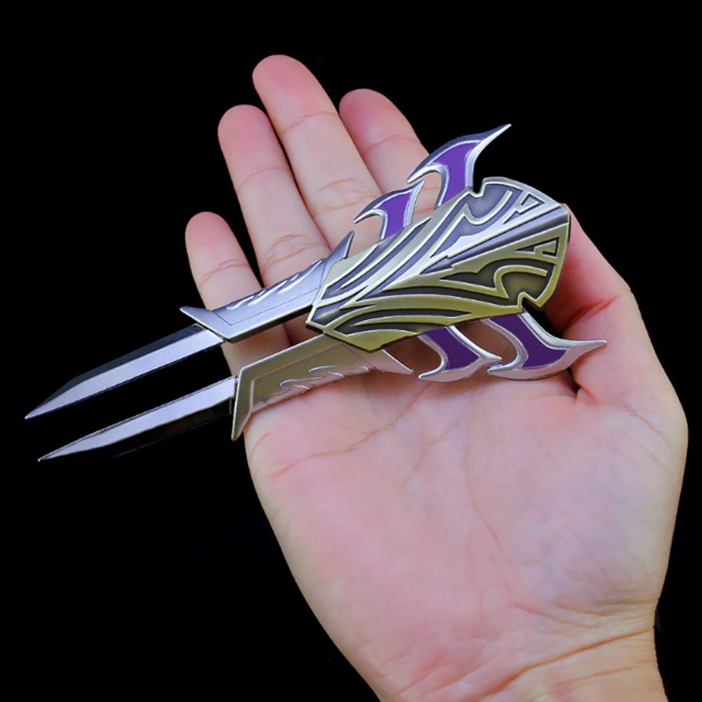 리그오브레전드 롤 피규어 제드 칼바람 제드 피규어 검 열쇠고리 키링