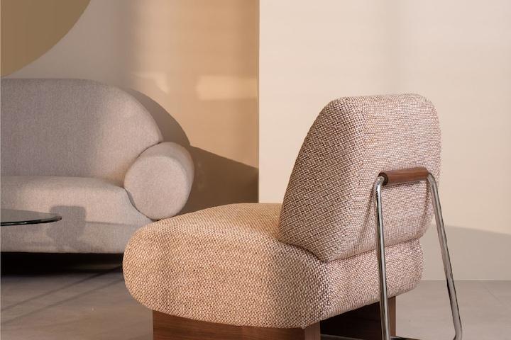 [단독] CHARON EASY CHAIR - ORANGE PATTERN