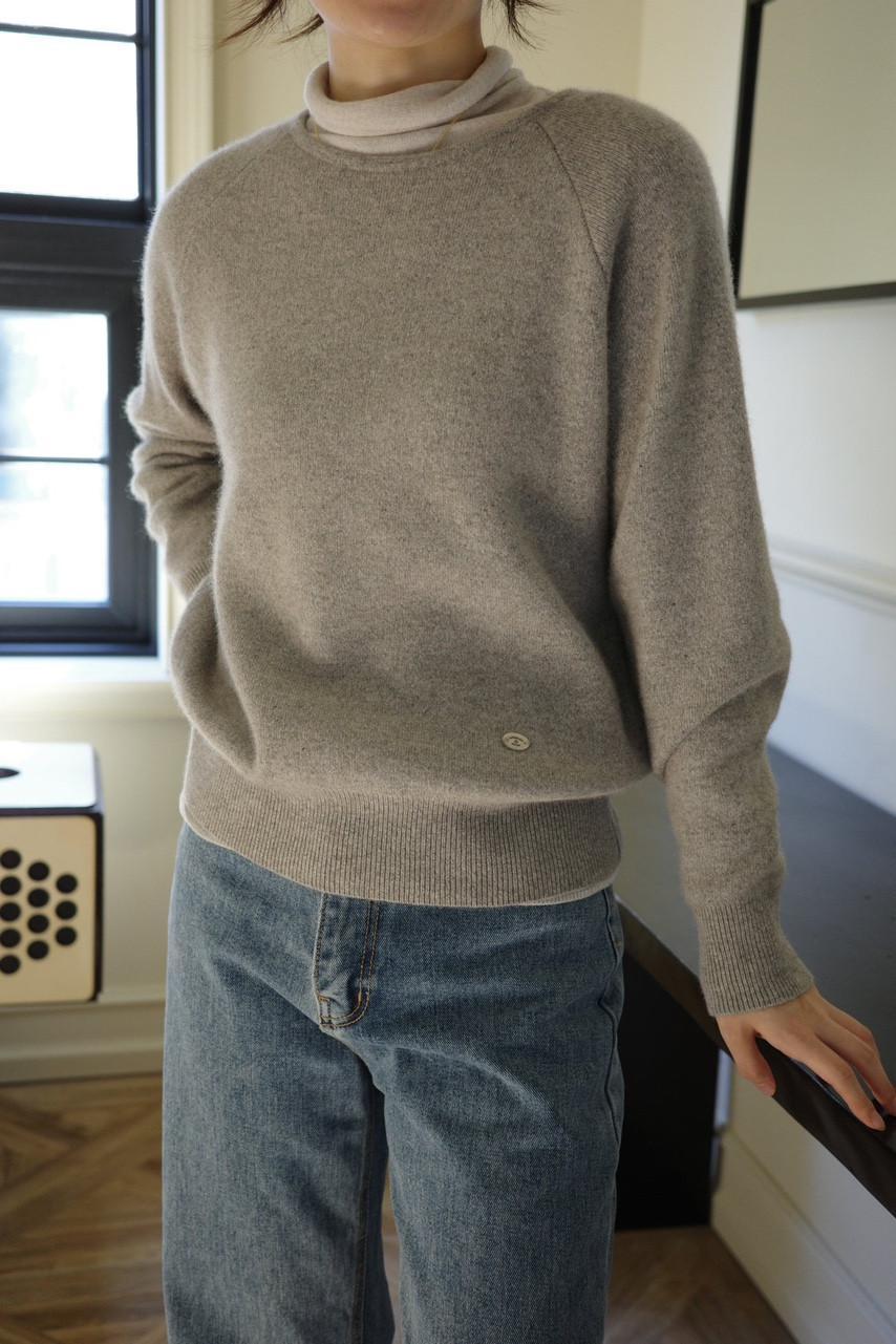 [AMYGRACE] 에이미그레이스 밍크 나그랑 니트 보트넥 스웨터 (3color)