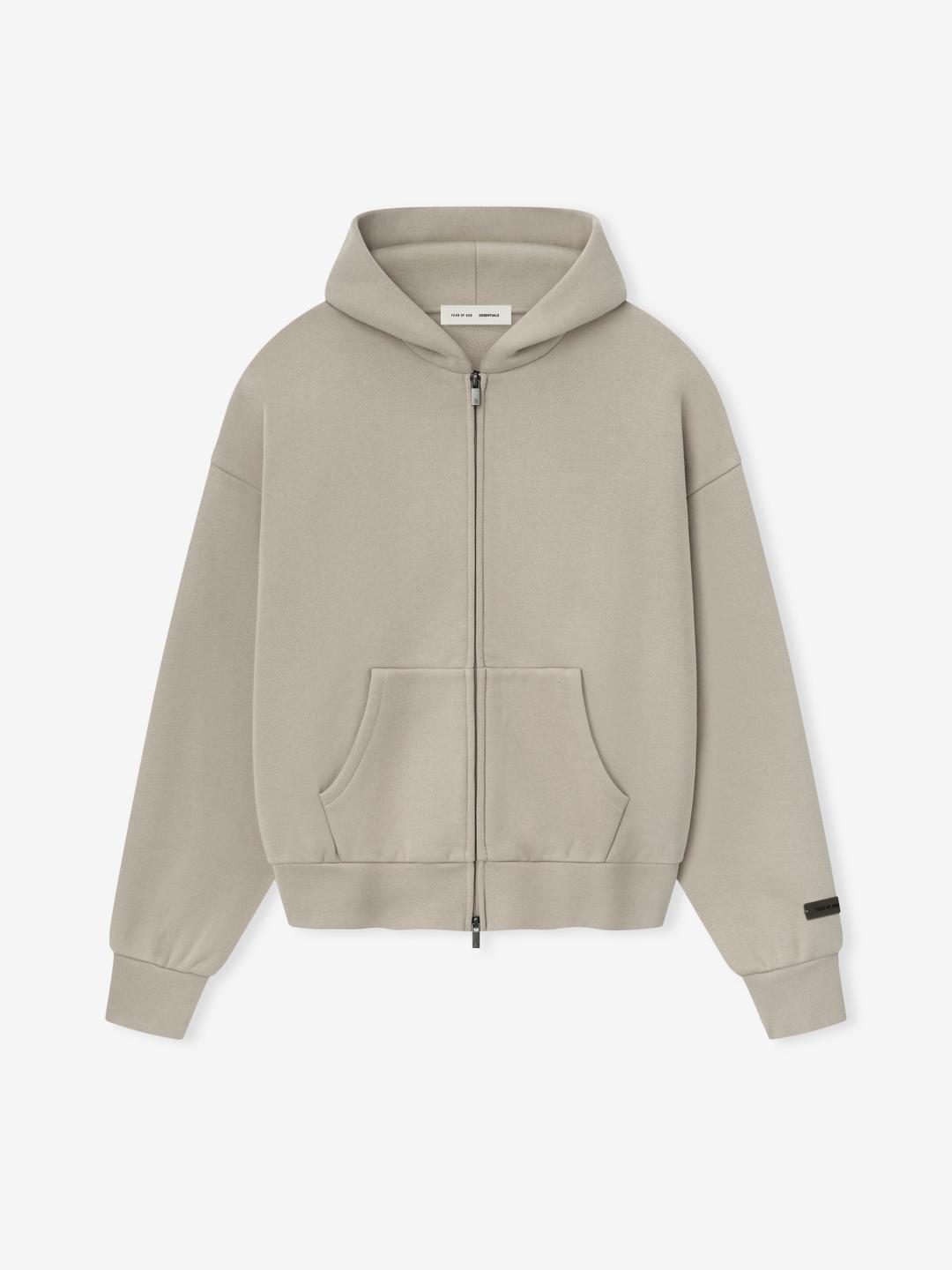 Classic Fleece Zip-Up Hoodie - Timber / XS