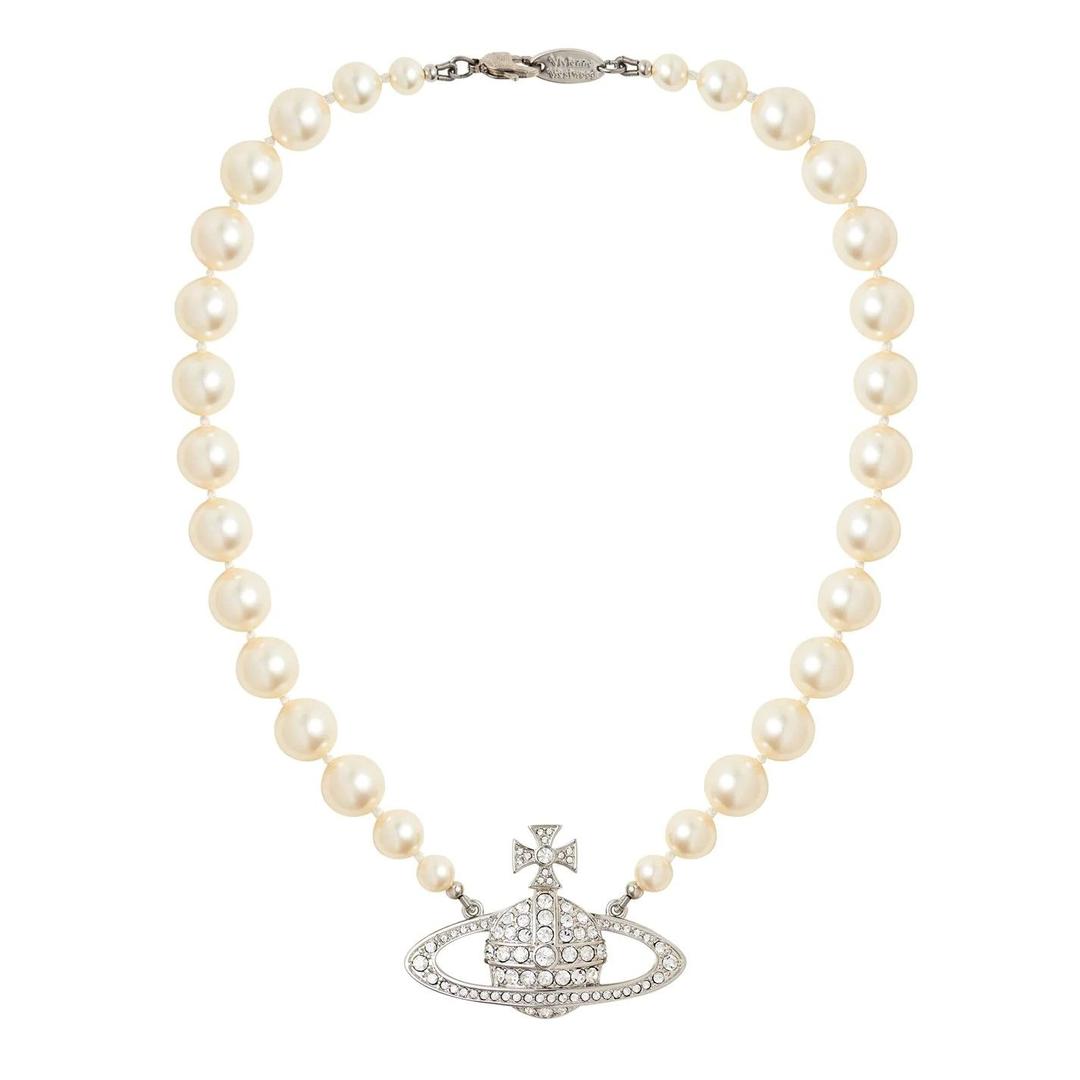 Singular Pearl Choker 720444 Pearl/Platinum