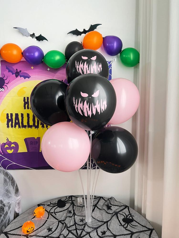 할로윈 블랙핑크 고스트 풍선 세트(7pcs) 할로윈데이 파티