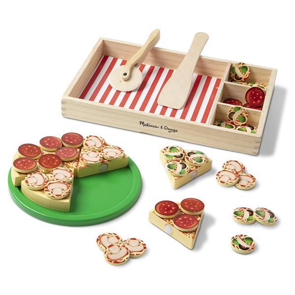 Melissa & Doug 피자 놀이 우드 장난감 세트